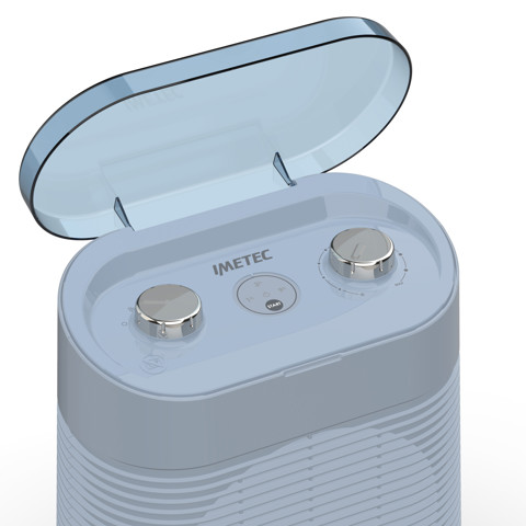 Imetec Silent Power Protection Interno Blu 2100 W Riscaldatore ambiente elettrico con ventilatore