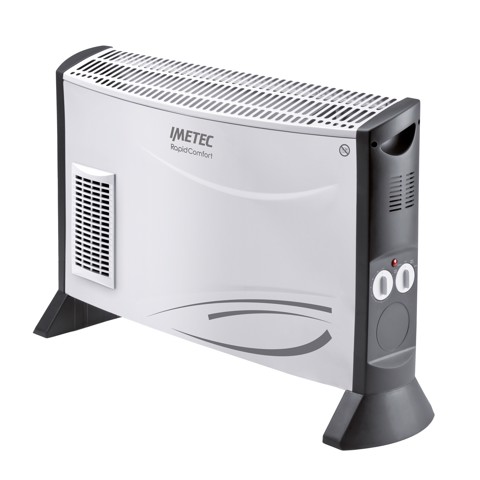 Imetec Termoconvettore Rapid Comfort, 2000 W, Risparmio energetico fino al 40%* in modalità Smart Energy, 4 Temperature