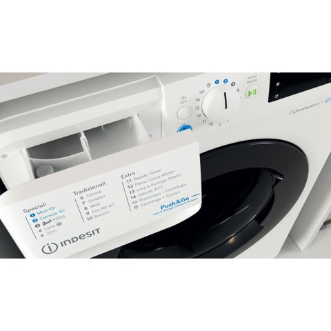 Indesit BDE 96436 WKV IT lavasciuga Libera installazione Caricamento frontale Bianco D