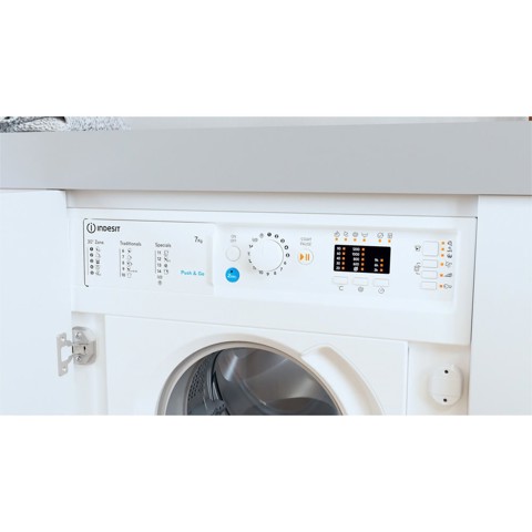 Indesit BI WMIL 71252 EU N lavatrice Caricamento frontale 7 kg 1200 Giri/min E Bianco