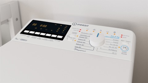 Indesit BTW B7231P IT lavatrice Caricamento dall'alto 7 kg 1200 Giri/min Bianco