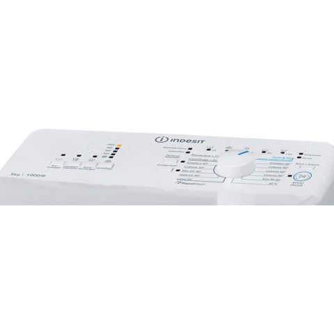 Indesit BTW L50300 IT/N lavatrice Caricamento dall'alto 5 kg 1000 Giri/min D Bianco