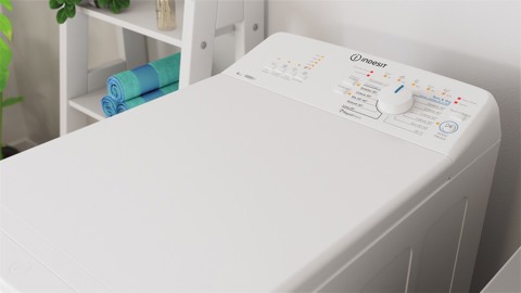 Indesit BTW L60400 IT lavatrice Caricamento dall'alto 6 kg 1000 Giri/min C Bianco