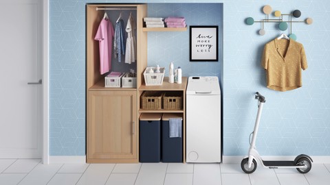 Indesit BTW S50400 IT/N lavatrice Caricamento dall'alto 5 kg 1000 Giri/min Bianco