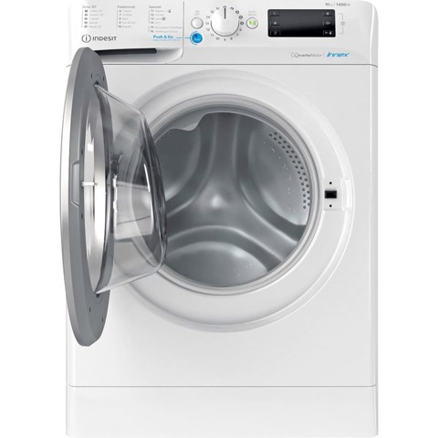 Indesit BWE 101486X WS IT lavatrice Caricamento frontale 10 kg 1400 Giri/min A Bianco