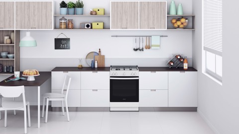 Indesit Cucina IS67G1KMW/E