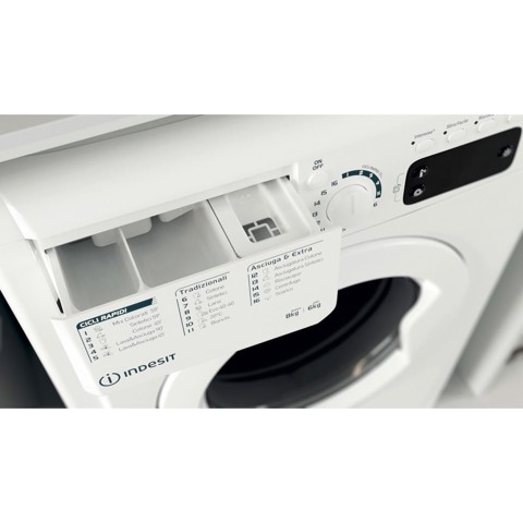 Indesit EWDE 861483 W IT N lavasciuga Libera installazione Caricamento frontale Bianco D