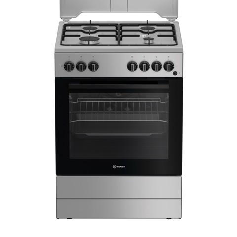 Indesit I6G3PMS Cucina A Elettrico Gas Acciaio inox