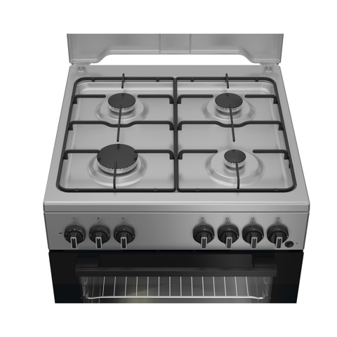 Indesit I6G3PMS Cucina A Elettrico Gas Acciaio inox