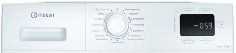 Indesit IM 862 MY TIME IT lavatrice Caricamento frontale 8 kg 1200 Giri/min Bianco