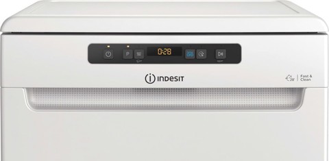 Indesit IN2FFC14BN6, Lavastoviglie 60cm, Classe C, 14 coperti, Push&Go, 44dBA, White