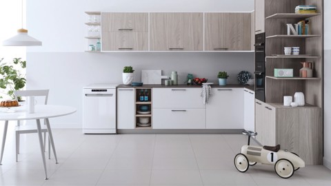 Indesit IN2FFC14BN6, Lavastoviglie 60cm, Classe C, 14 coperti, Push&Go, 44dBA, White