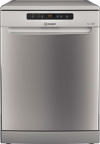 Indesit IN2FFC14BN6X, Lavastoviglie 60cm, Classe C, 14 coperti, Push&Go, 44dBA, Inox