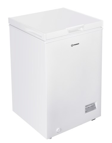 Indesit INCF 984 E Congelatore orizzontale a libera installazione, Statico , 55 cm, Classe E, Bianco, 40 db, h 85cm