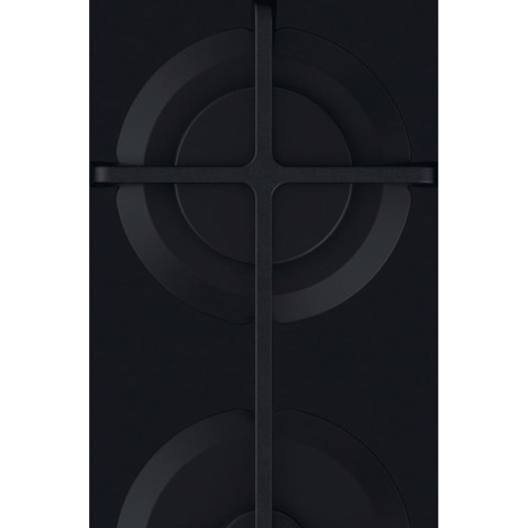 Indesit ING 61T/BK Nero Da incasso 59 cm Gas 4 Fornello(i)