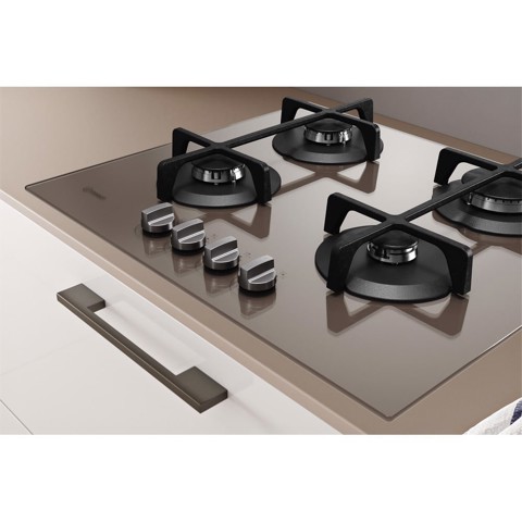 Indesit ING 61T/TD Marrone Da incasso 59 cm Gas 4 Fornello(i)