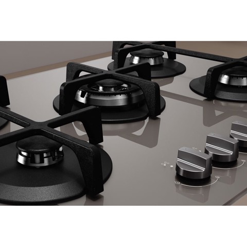 Indesit ING 72T/TD Marrone Da incasso 73 cm Gas 5 Fornello(i)