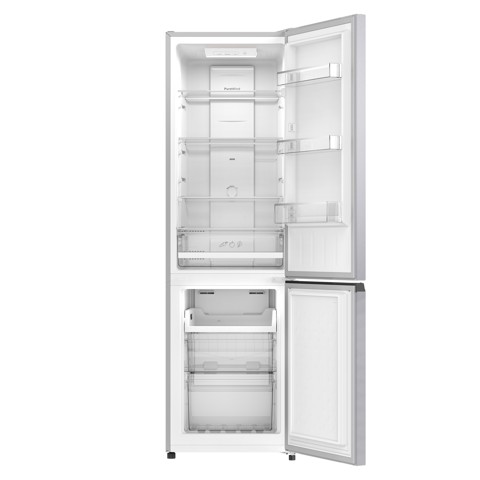 Indesit INKF 8251 S5E Frigorifero combinato a libera installazione, No Frost , 54 cm, Classe D, Silver, 42 db, h 204cm