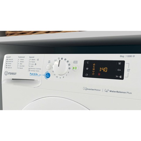 Indesit Innex Lavatrice a libera installazione BWSE 61294 W IT - BWSE 61294 W IT