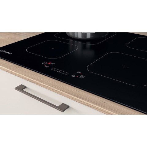 Indesit IS 83Q60 NE Nero Da incasso 59 cm Piano cottura a induzione 4 Fornello(i)