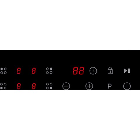 Indesit IS F 18Q60 NE Piano cottura a induzione 60cm, 4 zone, comandi +/-