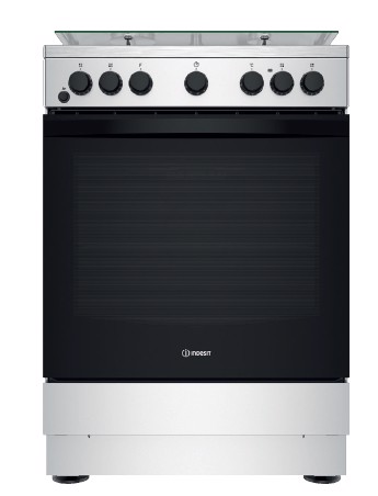 Indesit IS67G4PHX/E/1 cucina Elettrico Gas Bianco A