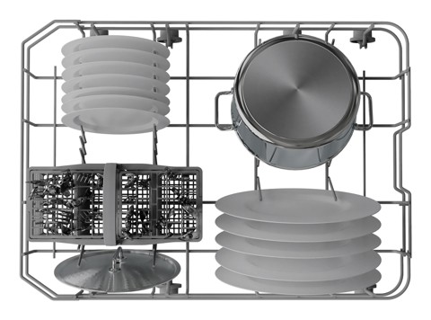 Indesit Lavastoviglie BI 45 cm classe E, 10 coperti, Push&Go, 46 dba