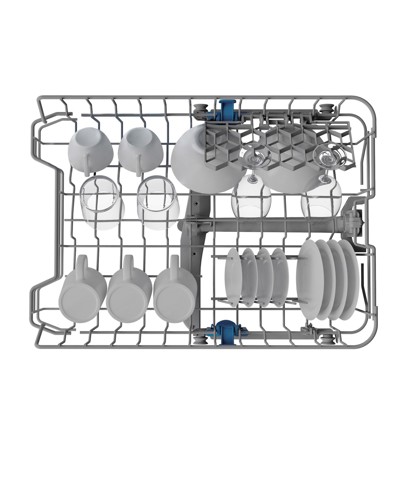Indesit Lavastoviglie BI 45 cm classe E, 10 coperti, Push&Go, 46 dba