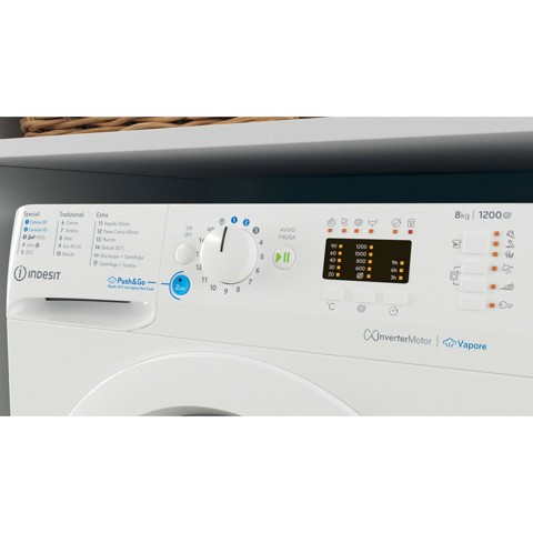 Indesit Lavatrice a libera installazione BWA 81295X WV IT - BWA 81295X WV IT