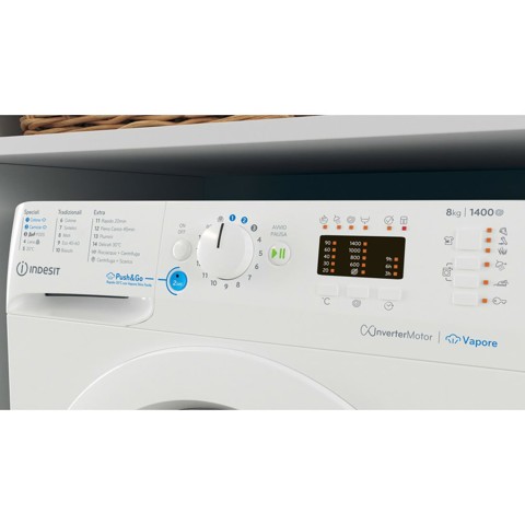 Indesit Lavatrice a libera installazione BWA 81496X WV IT - BWA 81496X WV IT