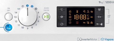 Indesit Lavatrice a libera installazione BWE 91296X WV IT - BWE 91296X WV IT