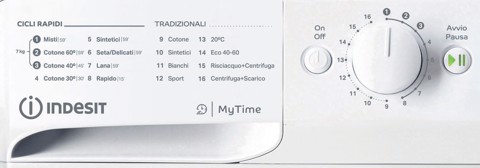 Indesit Lavatrice a libera installazione MTWC 71296 W IT - MTWC 71296 W IT