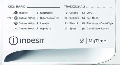Indesit Lavatrice a libera installazione MTWC 91296 W IT - MTWC 91296 W IT