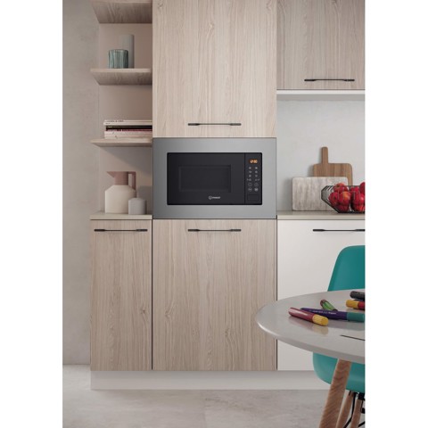 Indesit MWI 120 GX Da incasso Microonde con grill 20 L 800 W Acciaio inossidabile