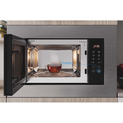 Indesit MWI 120 GX Da incasso Microonde con grill 20 L 800 W Acciaio inossidabile
