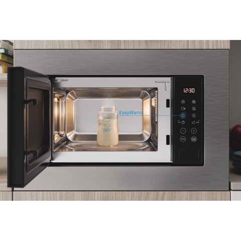 Indesit MWI 120 GX Da incasso Microonde con grill 20 L 800 W Acciaio inossidabile
