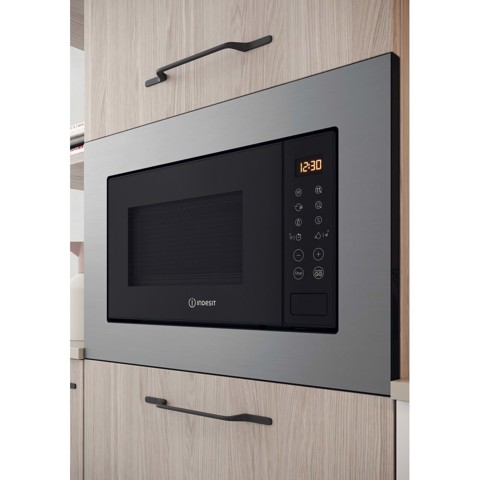Indesit MWI 120 GX Da incasso Microonde con grill 20 L 800 W Acciaio inossidabile