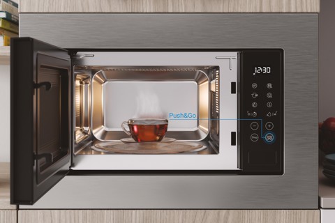 Indesit MWI 120 GX.1 Microonde con grill, inox, 20Lt, Defrost,Funzioni Automatiche