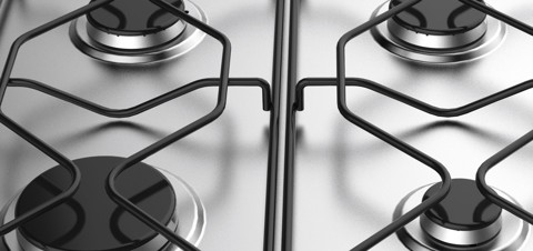 Indesit PAA 642 IX/I WE1 Acciaio inossidabile Da incasso 58 cm Gas 4 Fornello(i)