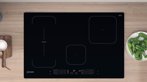 Indesit Piano cottura a induzione IB 21B77 NE - IB 21B77 NE Made in Italy