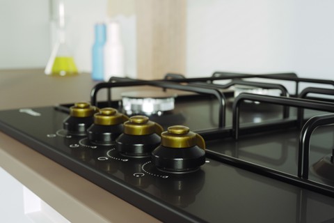 Indesit TH 642 /I (AN) Antracite Da incasso 58 cm Gas 4 Fornello(i)