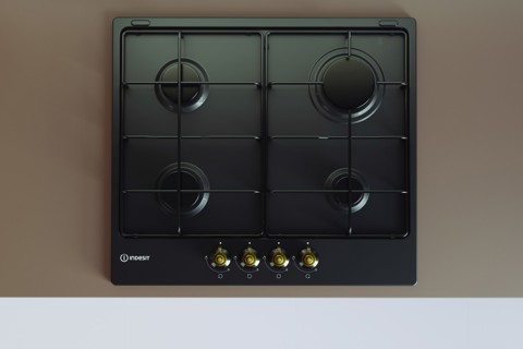 Indesit TH 642 /I (AN) Antracite Da incasso 58 cm Gas 4 Fornello(i)