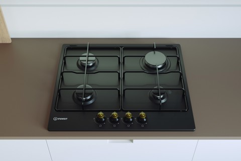 Indesit TH 642 /I (AN) Antracite Da incasso 58 cm Gas 4 Fornello(i)