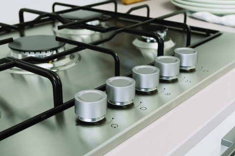 Indesit THP 752 IX/I 1 piano gas inox 75cm 5 fuochi griglie smaltate