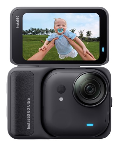 Insta360 GO Ultra Standard Black fotocamera per sport d'azione 4K Ultra HD 25,4 / 1,28 mm (1 / 1.28") Wi-Fi 52,9 g