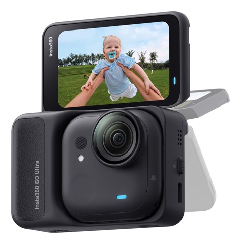 Insta360 GO Ultra Standard Black fotocamera per sport d'azione 4K Ultra HD 25,4 / 1,28 mm (1 / 1.28") Wi-Fi 52,9 g