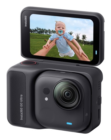 Insta360 GO Ultra Standard Black fotocamera per sport d'azione 4K Ultra HD 25,4 / 1,28 mm (1 / 1.28") Wi-Fi 52,9 g