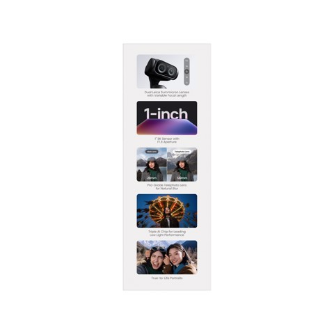 Insta360 Luna Ultra fotocamera per sport d'azione 200 MP 8K Ultra HD CMOS 25,4 / 1 mm (1 / 1") Wi-Fi 233 g