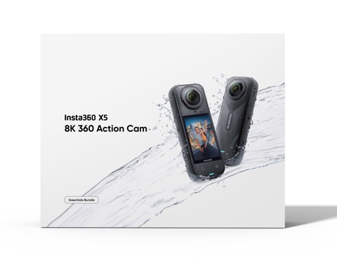 Insta360 X5 Bundle fotocamera per sport d'azione 72 MP 8K Ultra HD 25,4 / 1,28 mm (1 / 1.28") Wi-Fi 200 g
