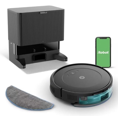 iRobot Combo Essential 2 aspirapolvere robot Senza sacchetto Nero